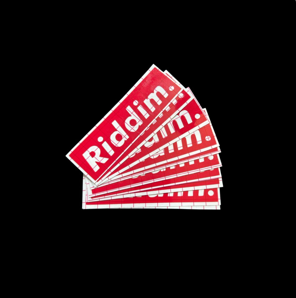 riddim. car decals