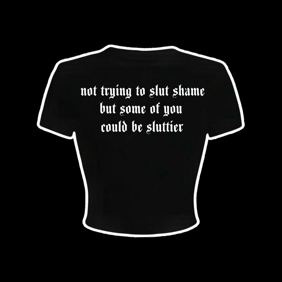 not trying to slut shame croptops