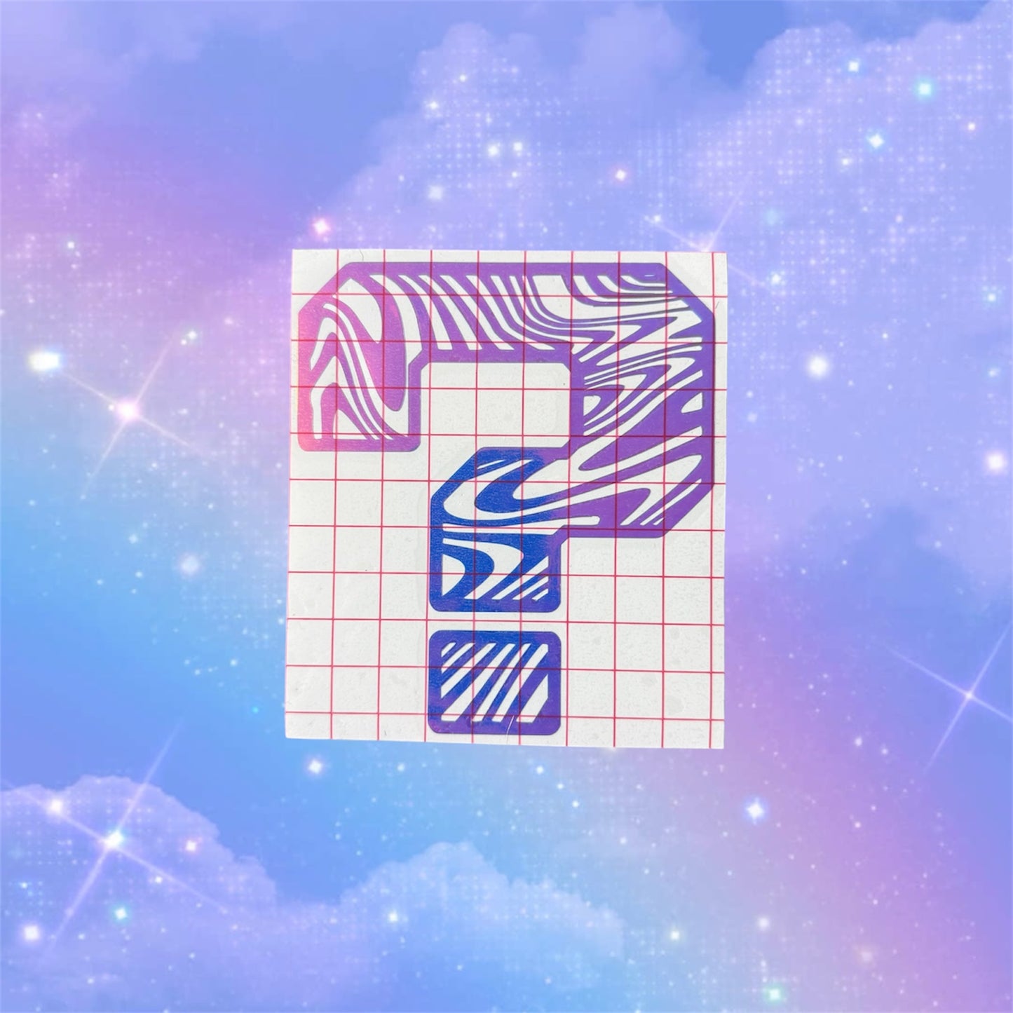 trippy tipper car decal