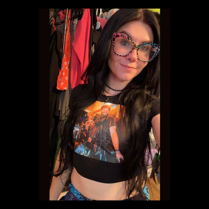 daddy crankdat graphic croptops