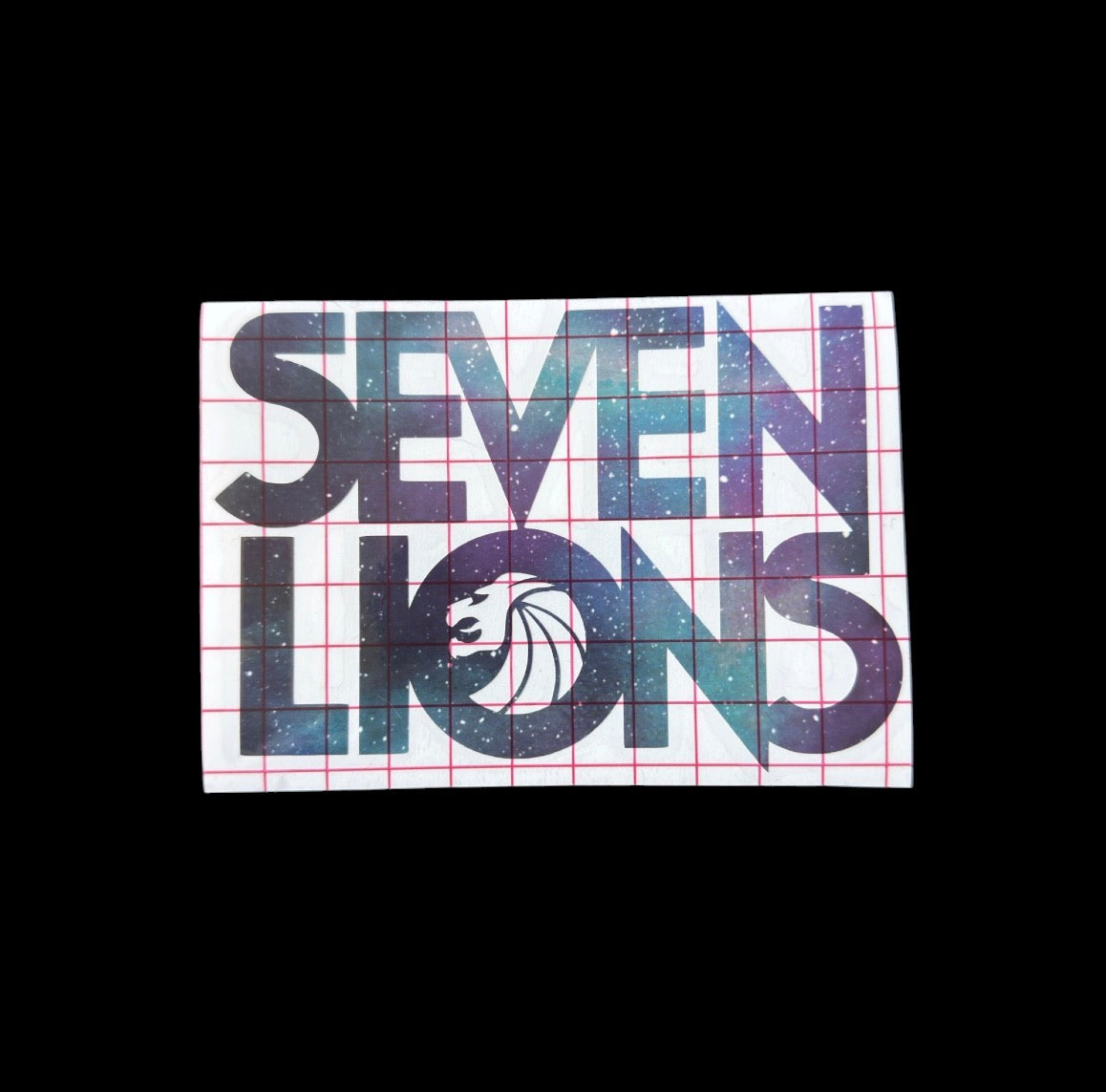seven lions car decal