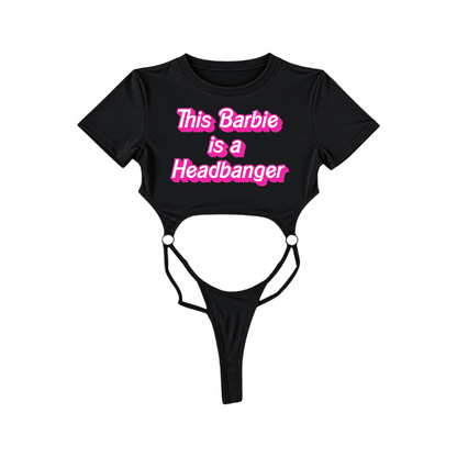this barbie is a headbanger bodysuits