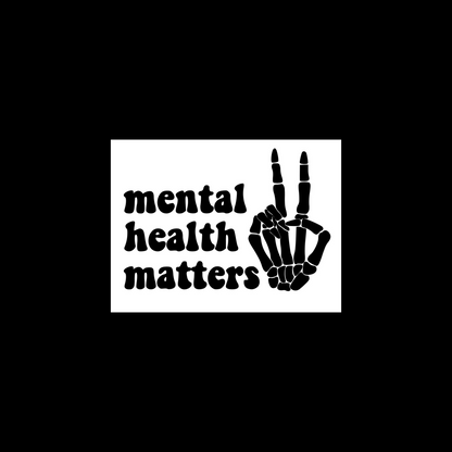 mental health matters car decals