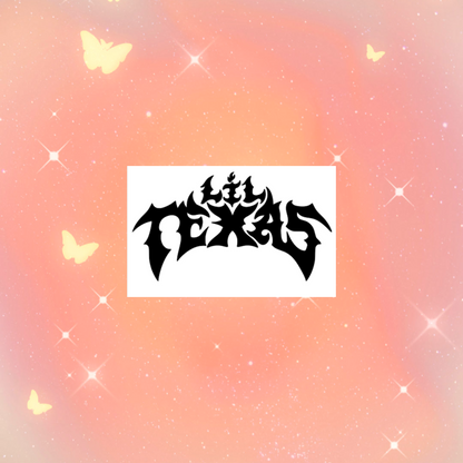 lil texas car decals
