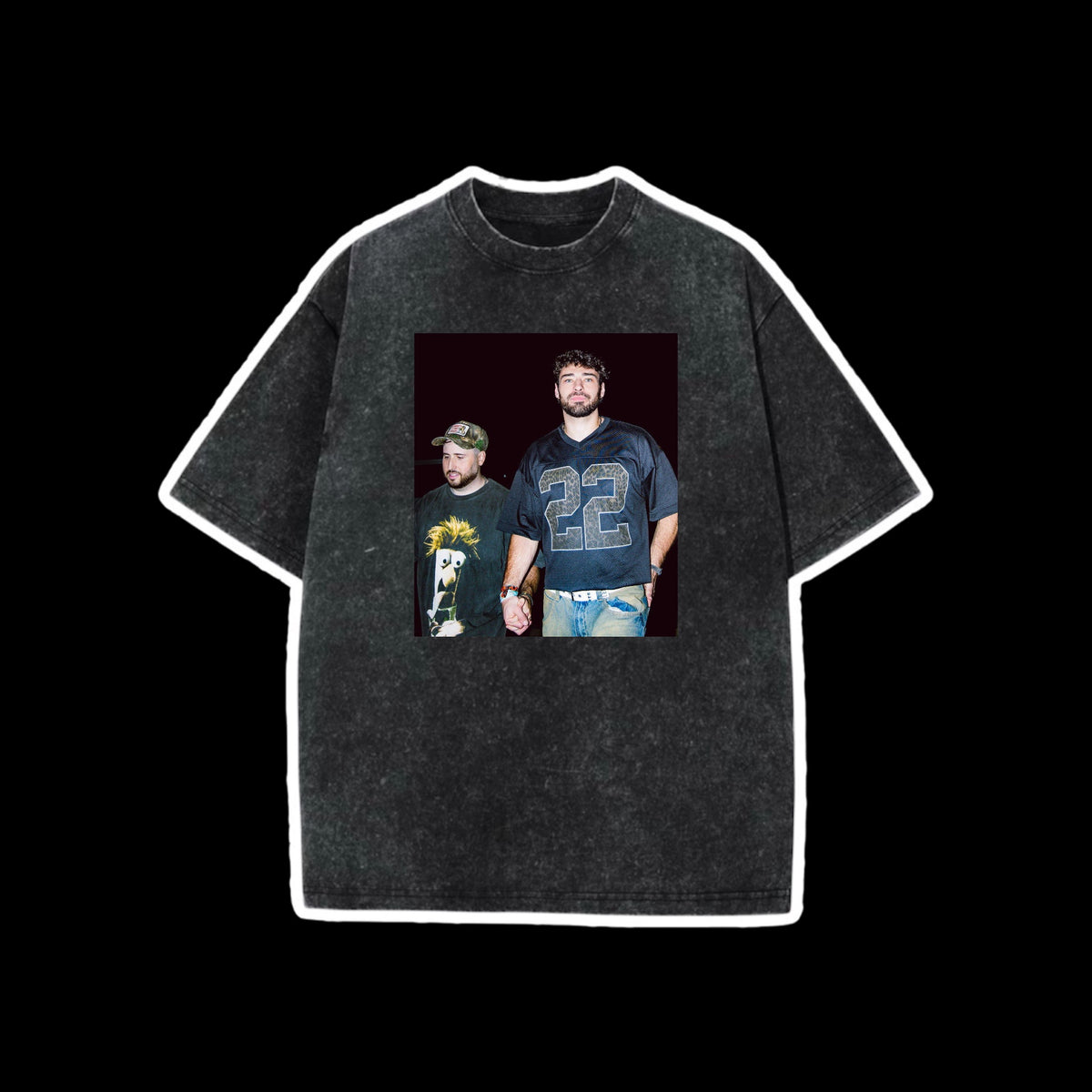 wankdat acidwash t-shirts