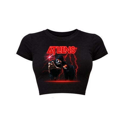 atliens graphic croptops