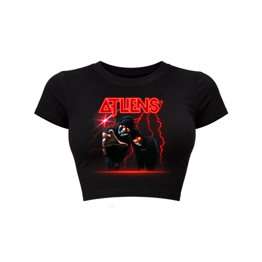 atliens graphic croptops