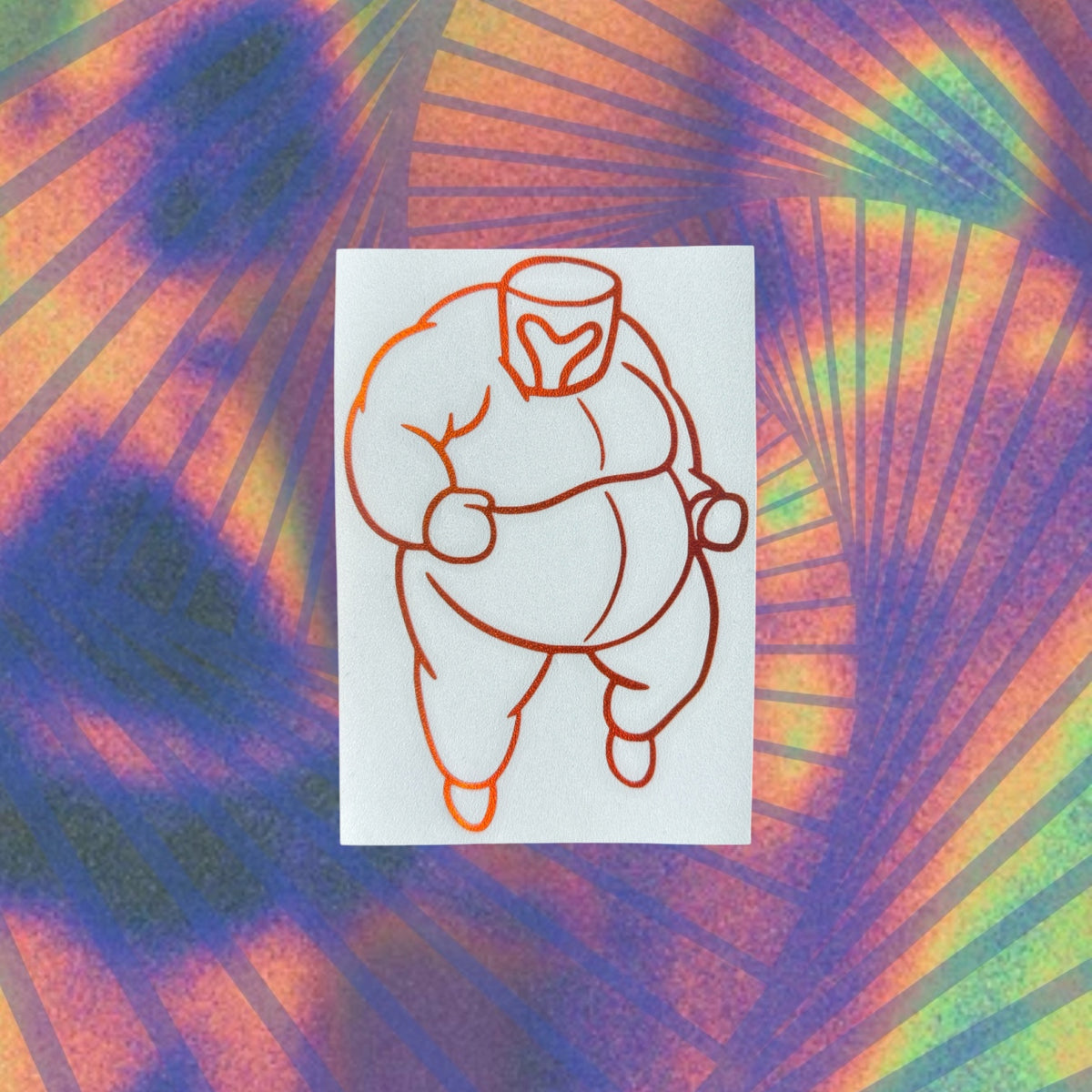 mr. wobble car decals
