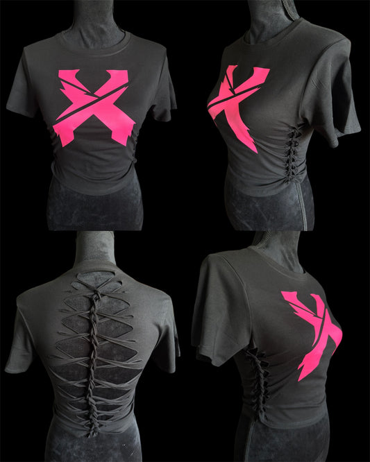excision slitweave croptop