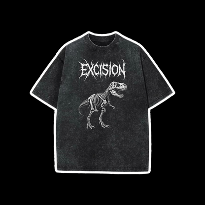 excision rex acidwash t-shirts