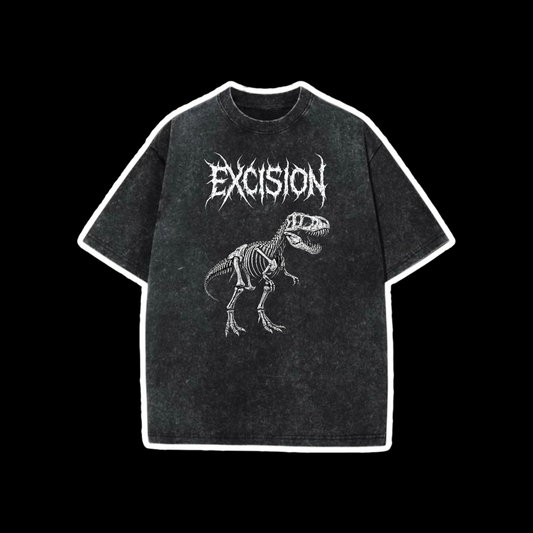 excision rex acidwash t-shirts