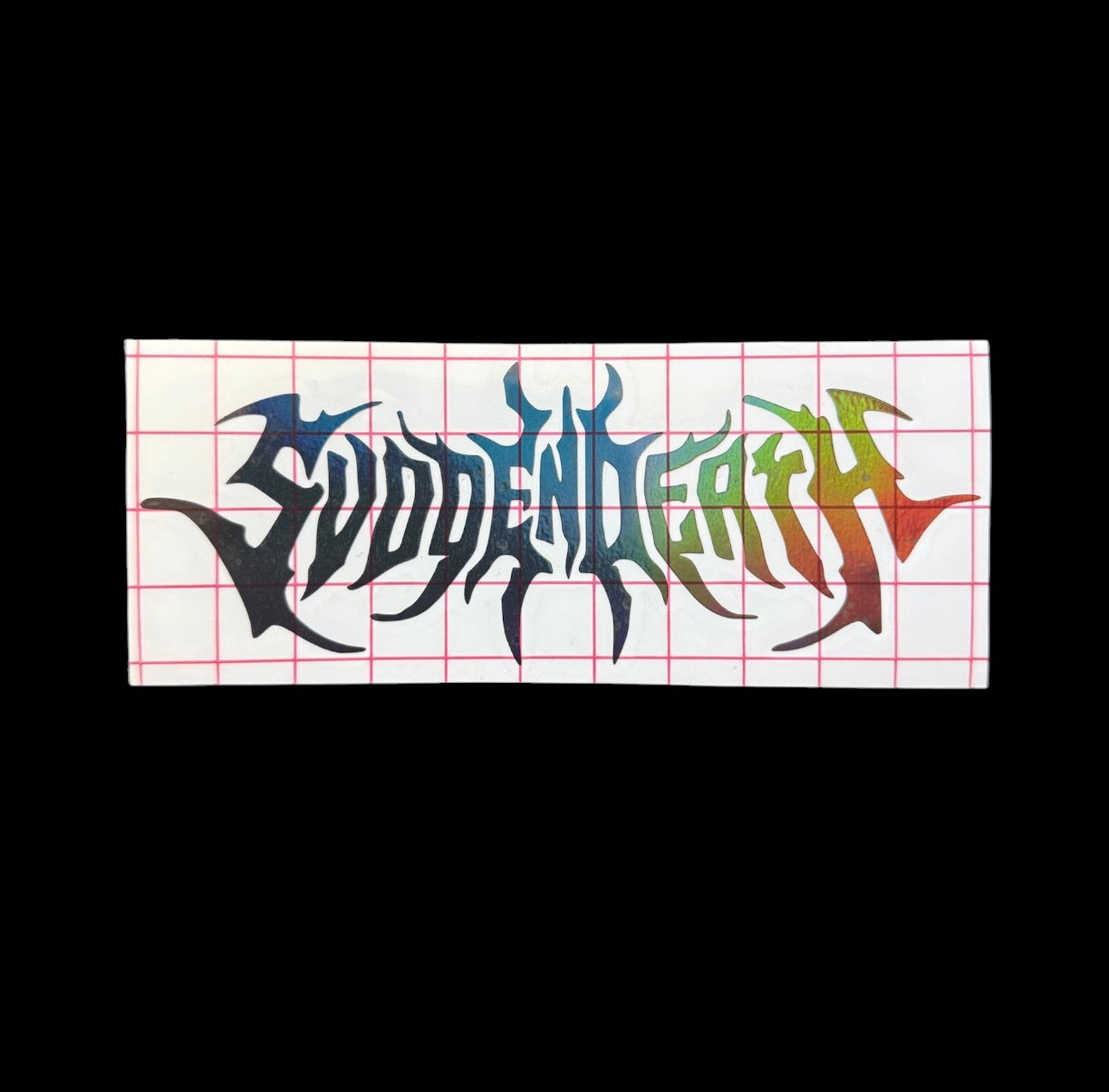 svdden death car decal