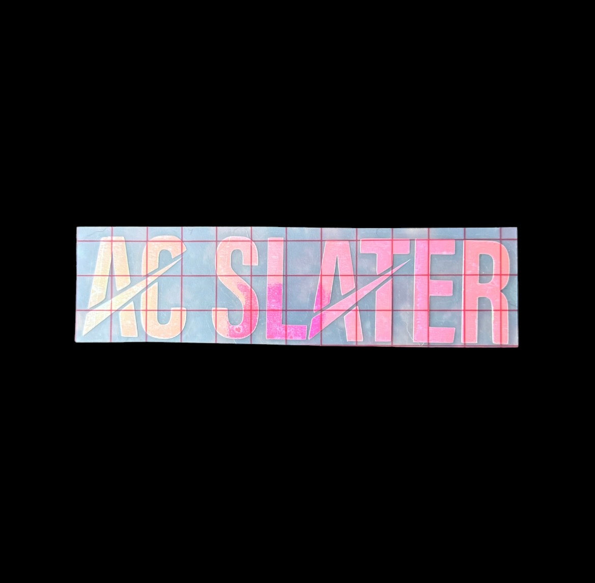 ac slater car decal