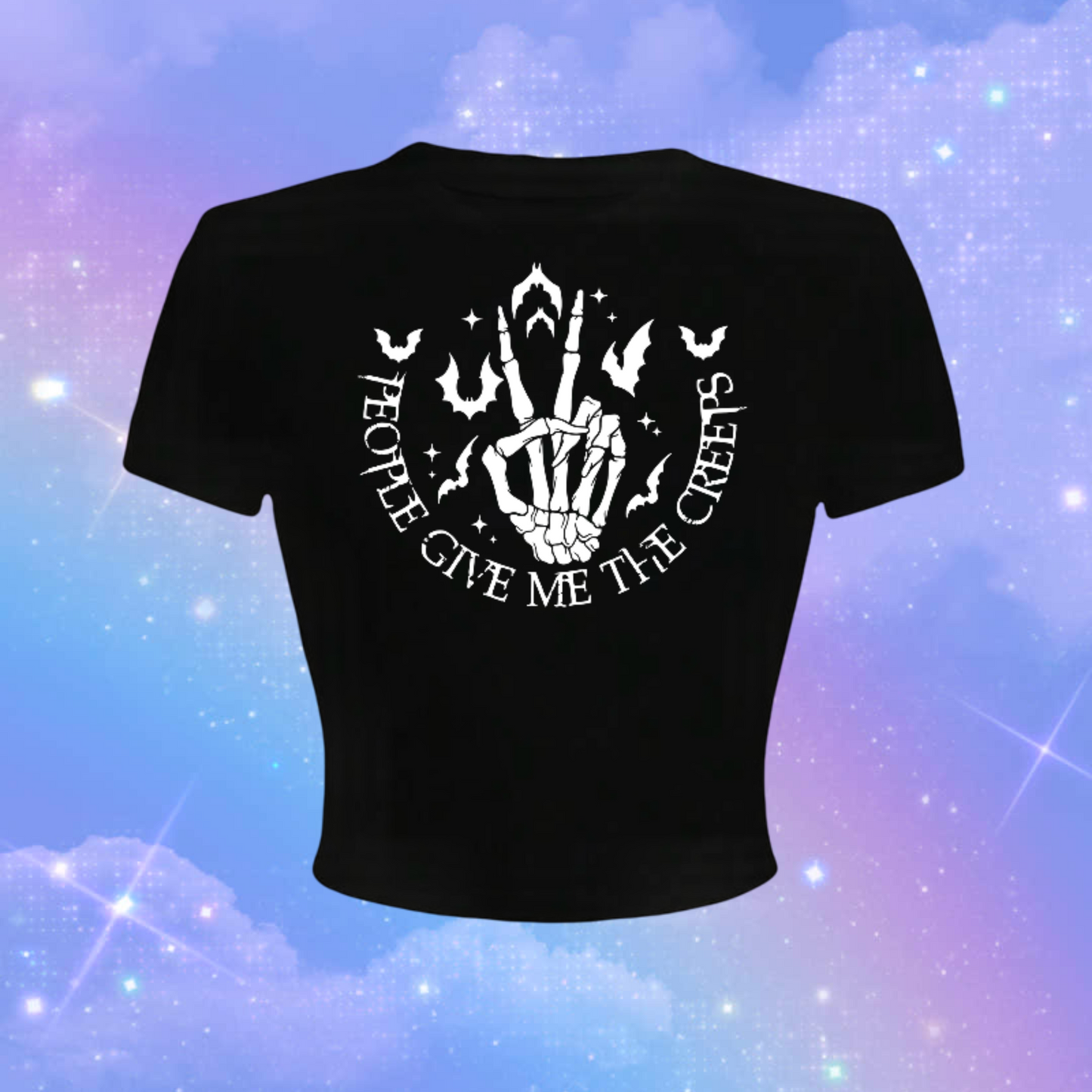 people give me the creeps croptops