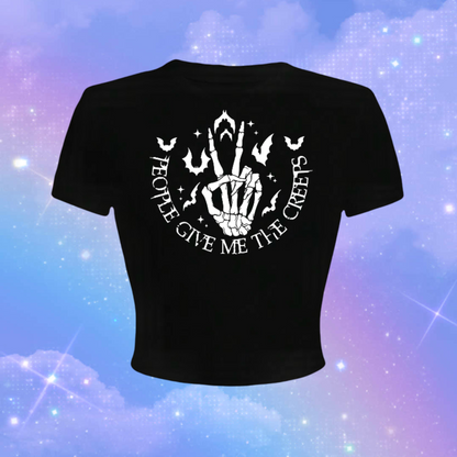 people give me the creeps croptops