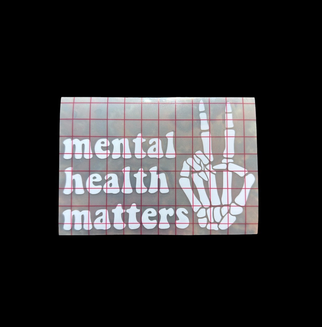 mental health matters car decals