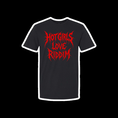 hot girls love riddim t-shirts