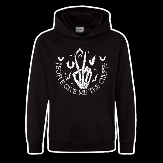 people give me the creeps hoodies