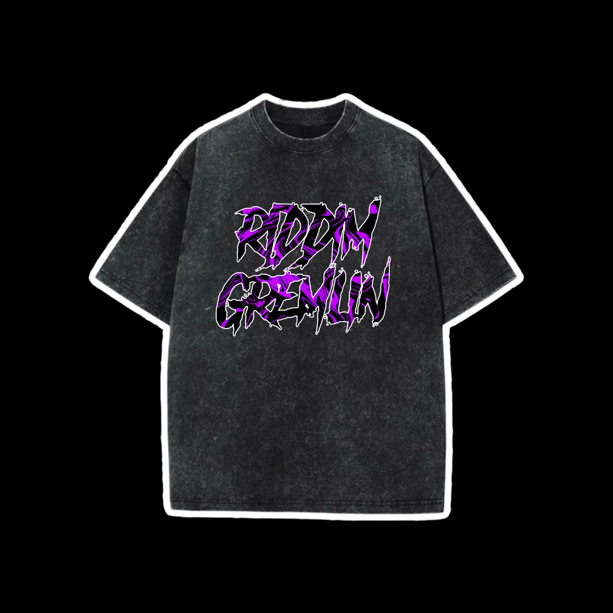 riddim gremlin acidwash t-shirts