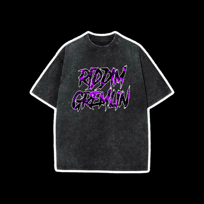 riddim gremlin acidwash t-shirts