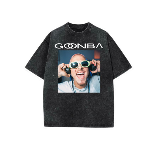 goonba “performing” acidwash t-shirts