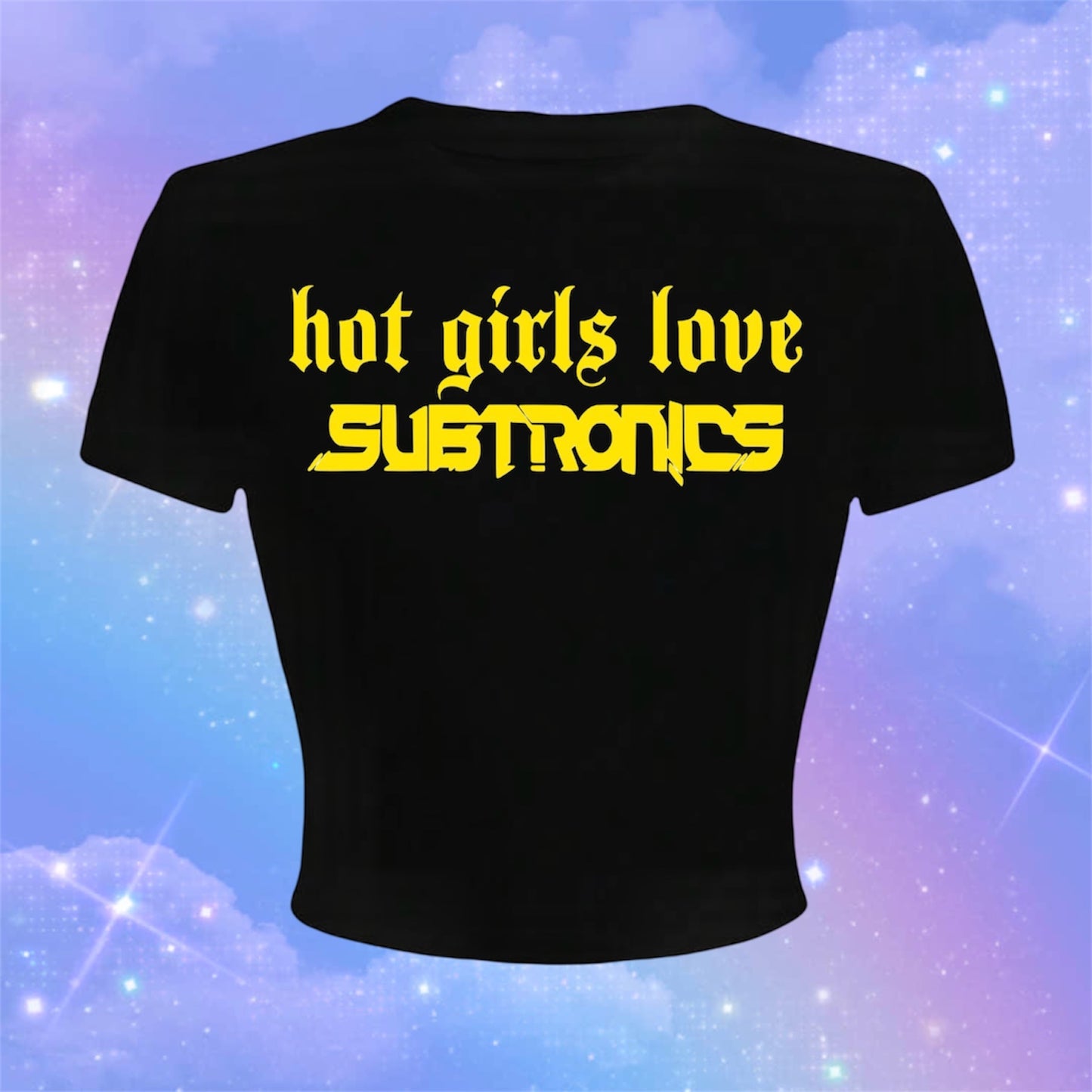 hot girls love subtronics croptops