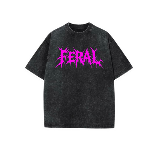 feral acidwash t-shirts