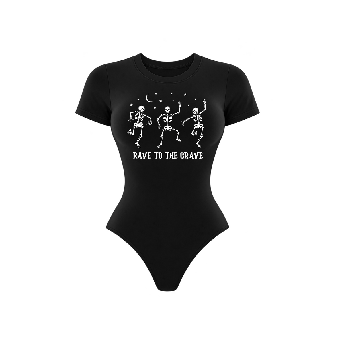rave to the grave short sleeve bodysuits