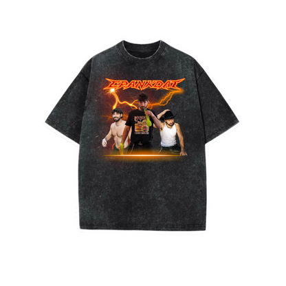 crankdat graphic acidwash t-shirts