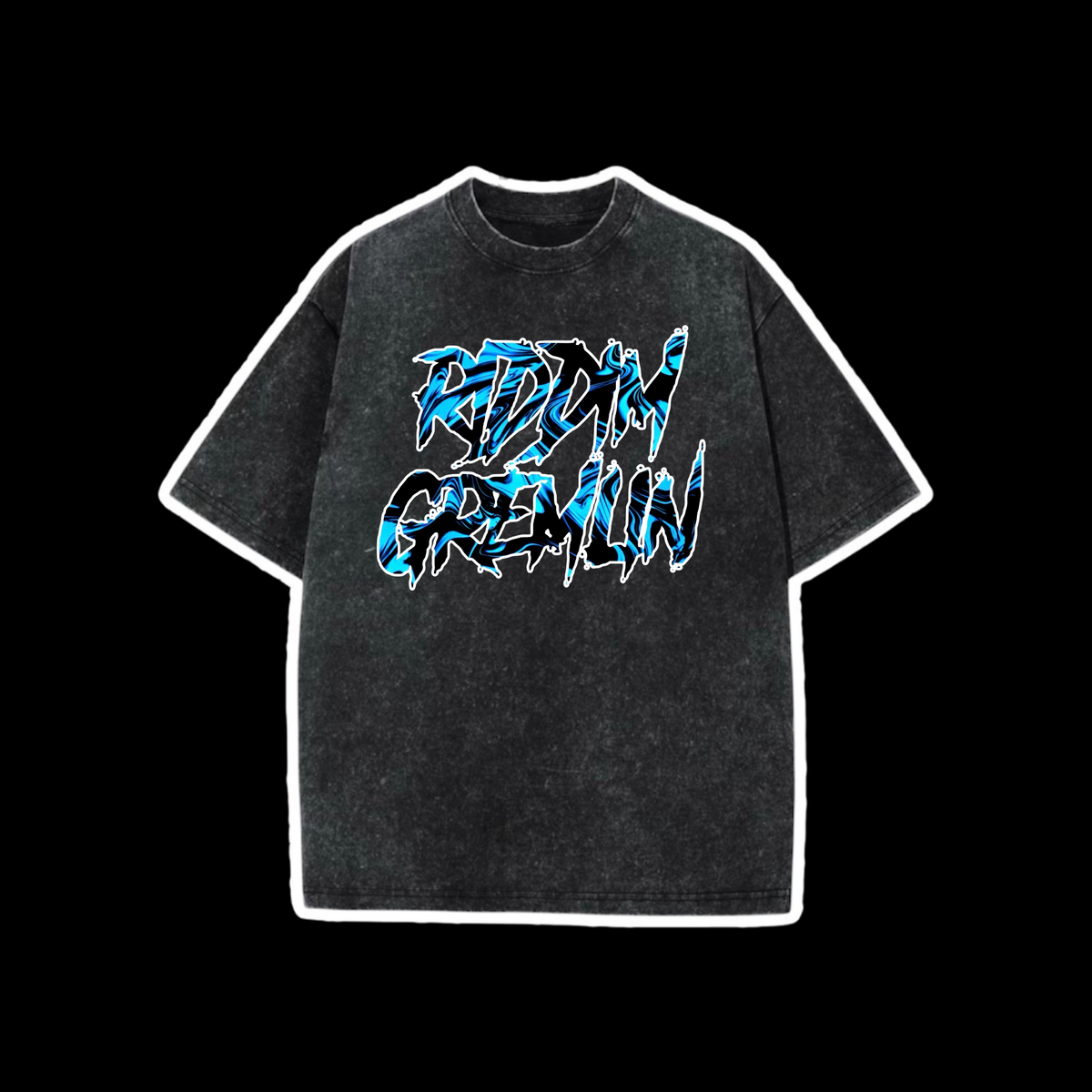 riddim gremlin acidwash t-shirts