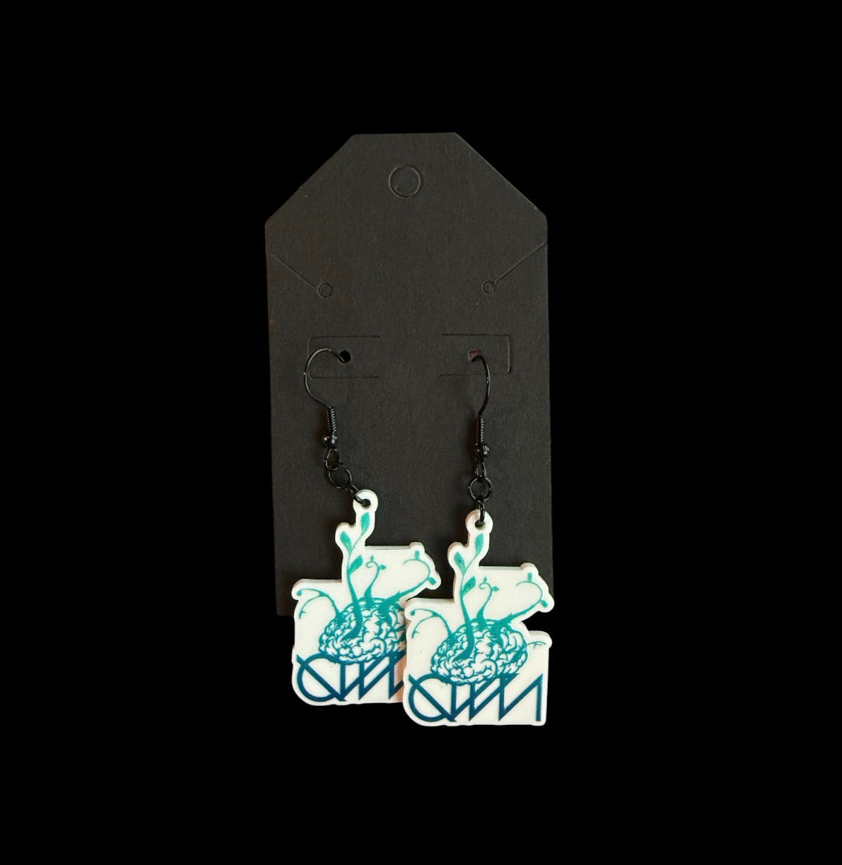 ganja white night earrings