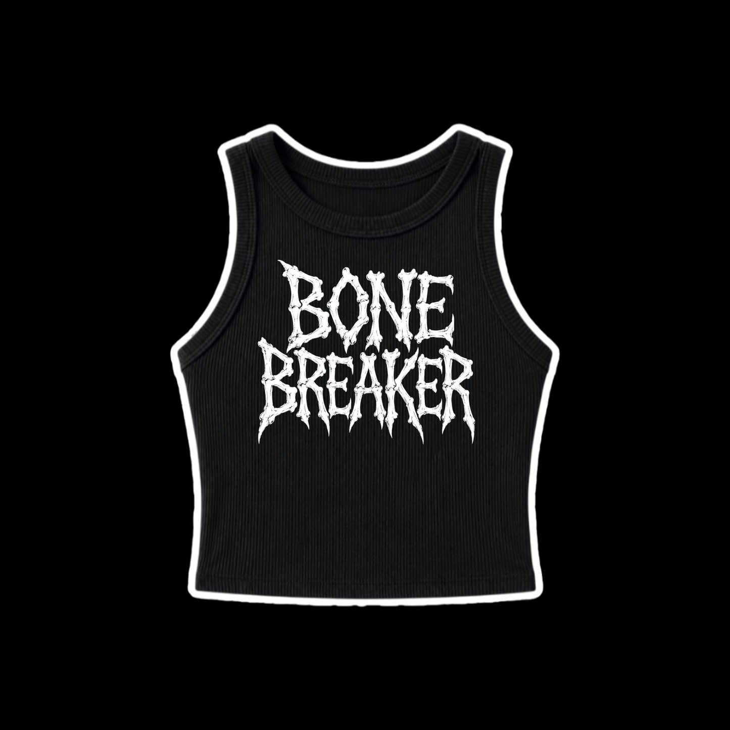 bone breaker ribbed croptanks