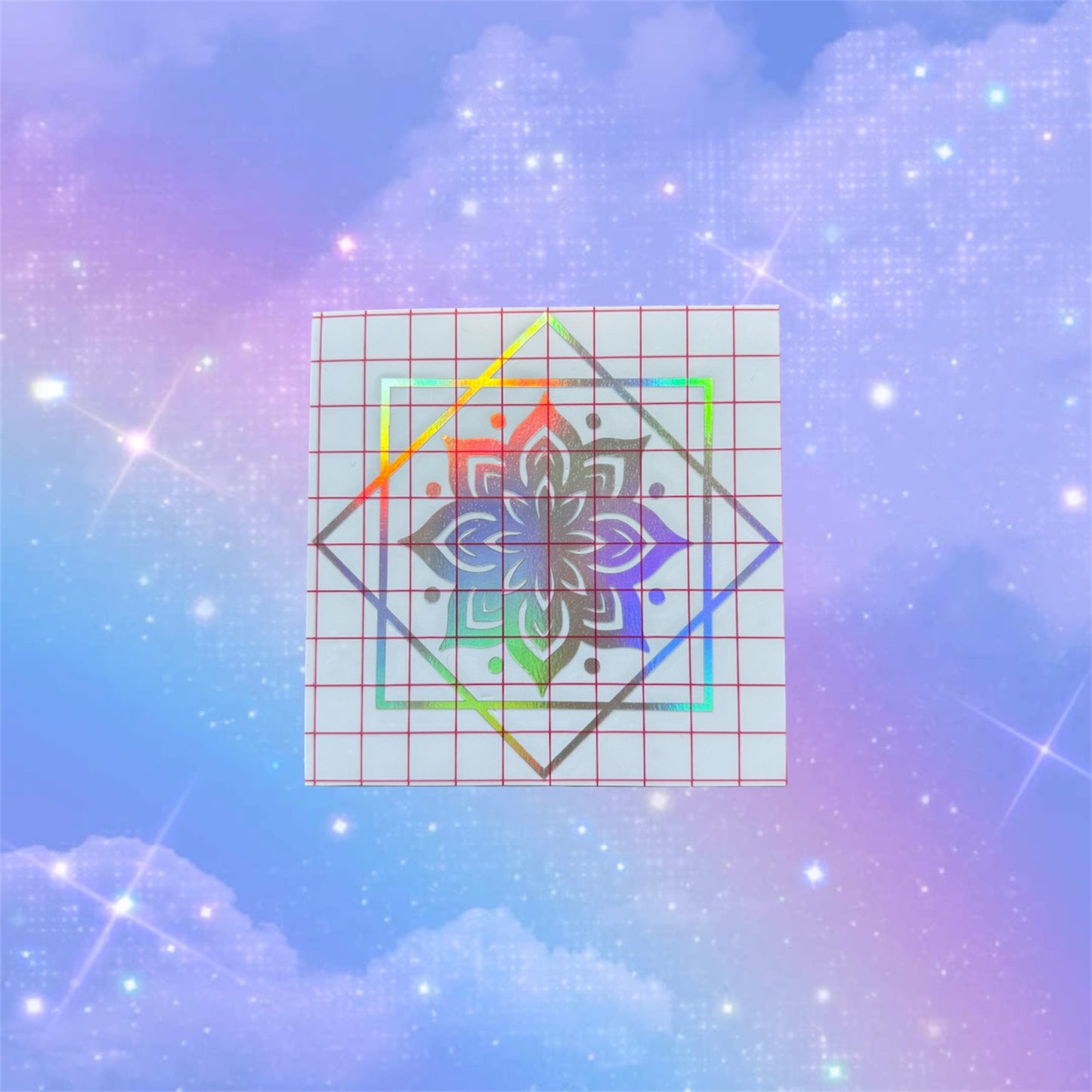 mandala flowstar decal