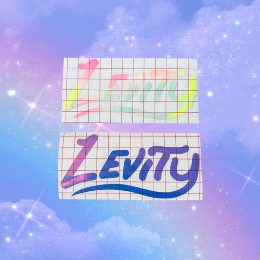 levity car decals