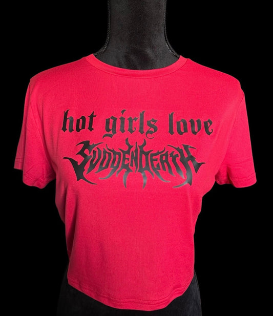 hot girls love svdden death croptop