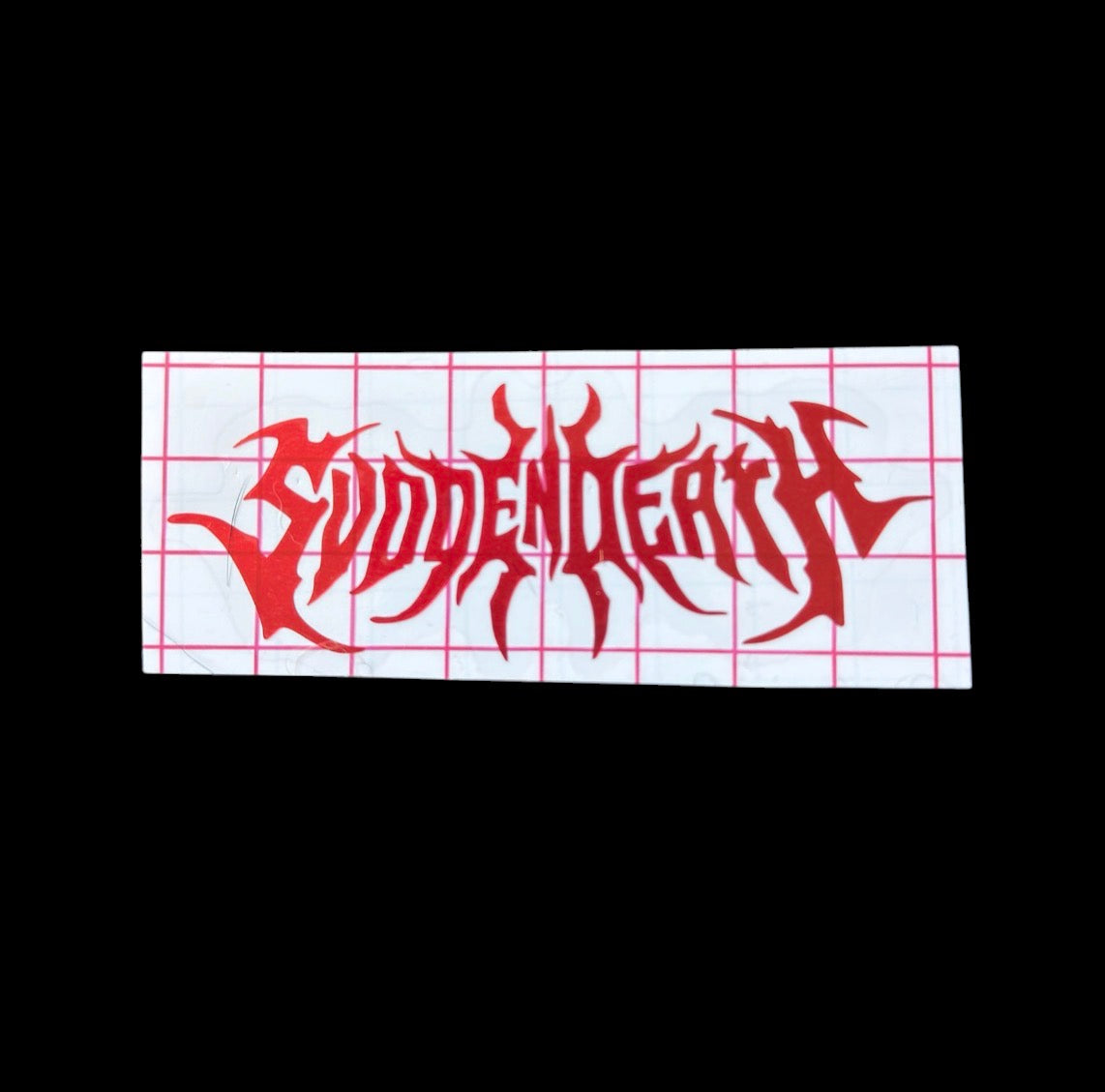 svdden death car decal