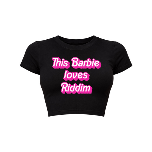 this barbie loves riddim croptops