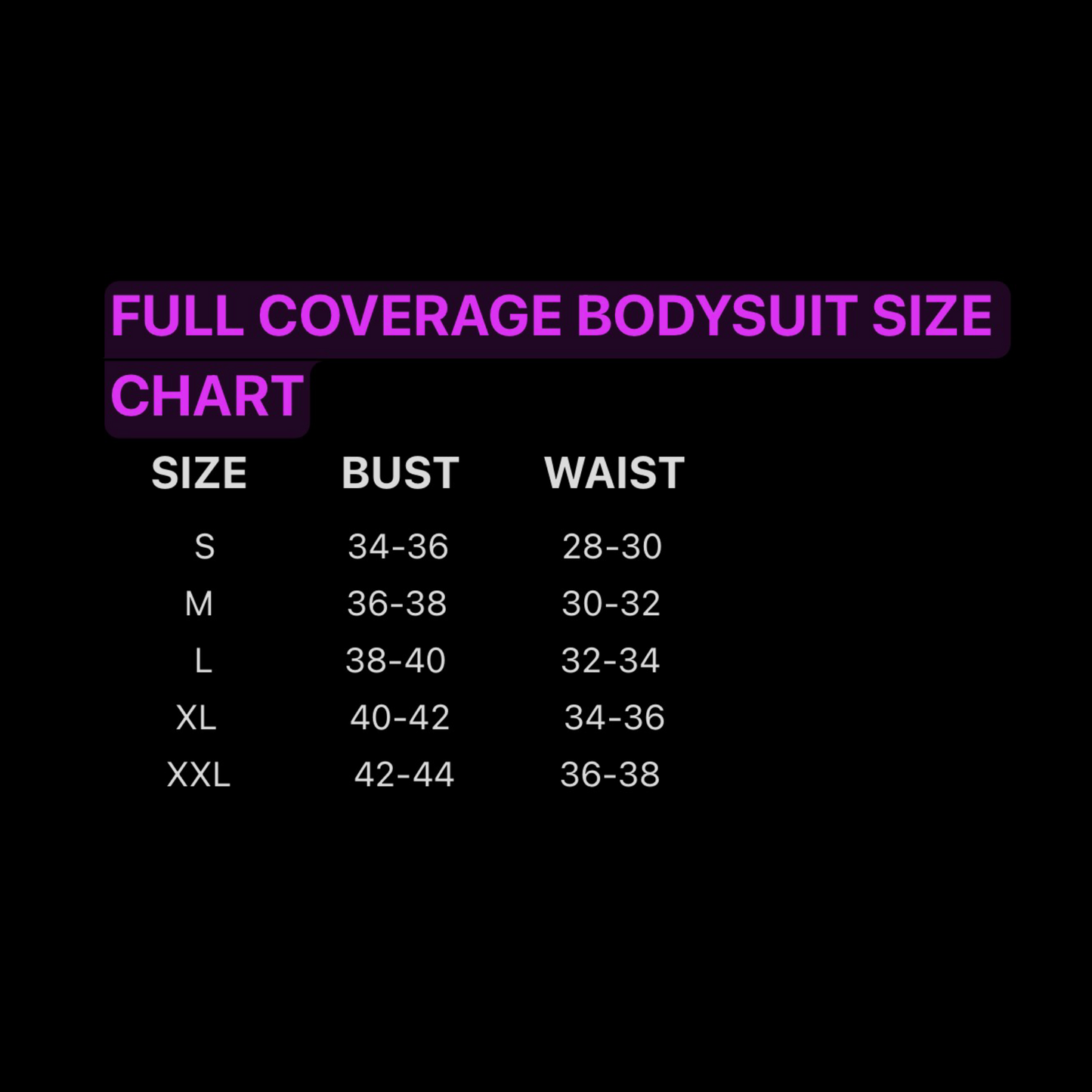 goonba (full coverage) bodysuits