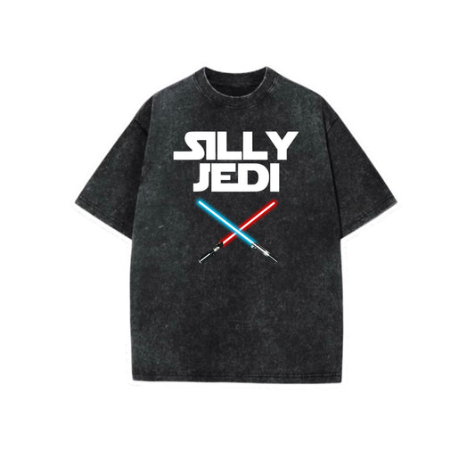 silly jedi acidwash t-shirts