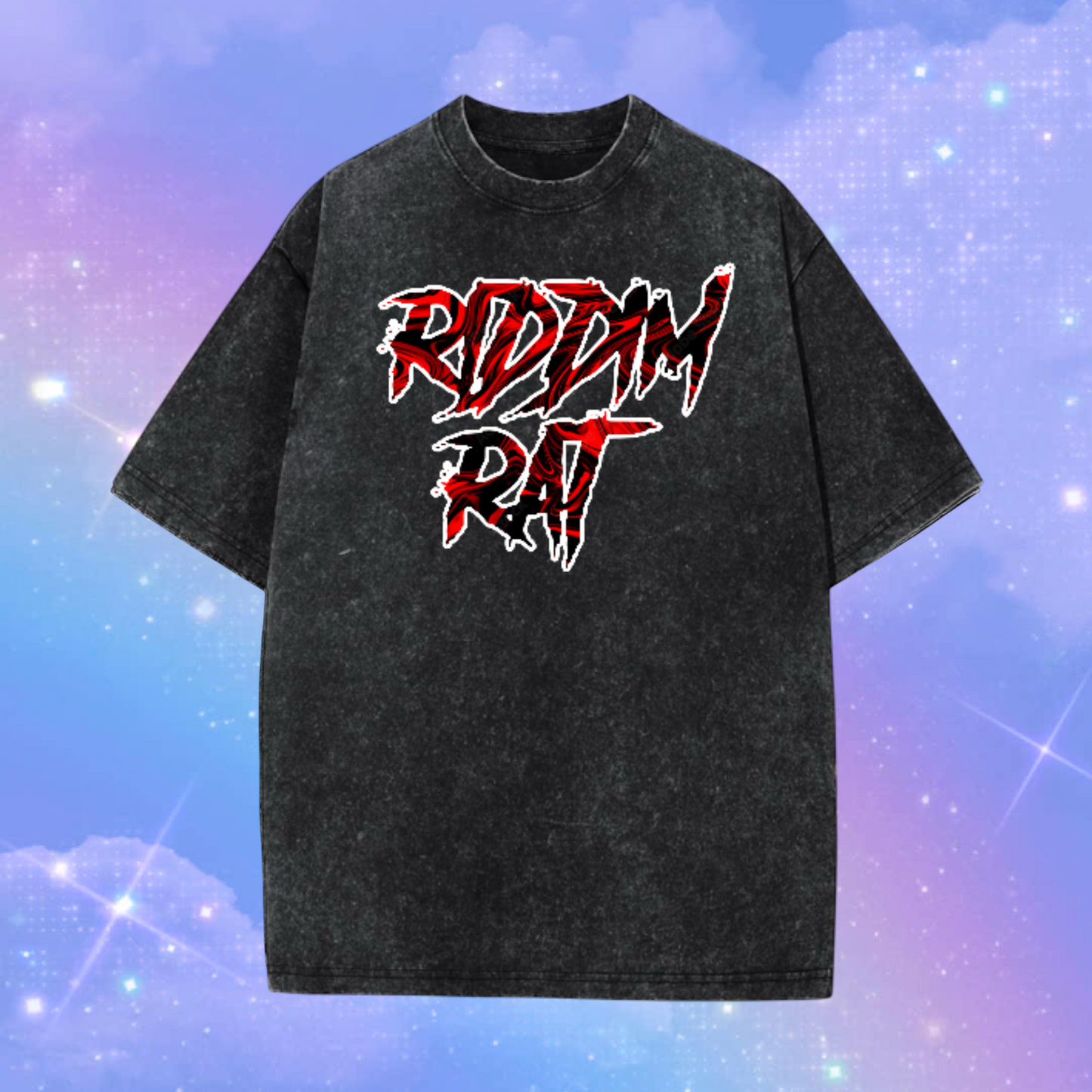 riddim rat acidwash t-shirts