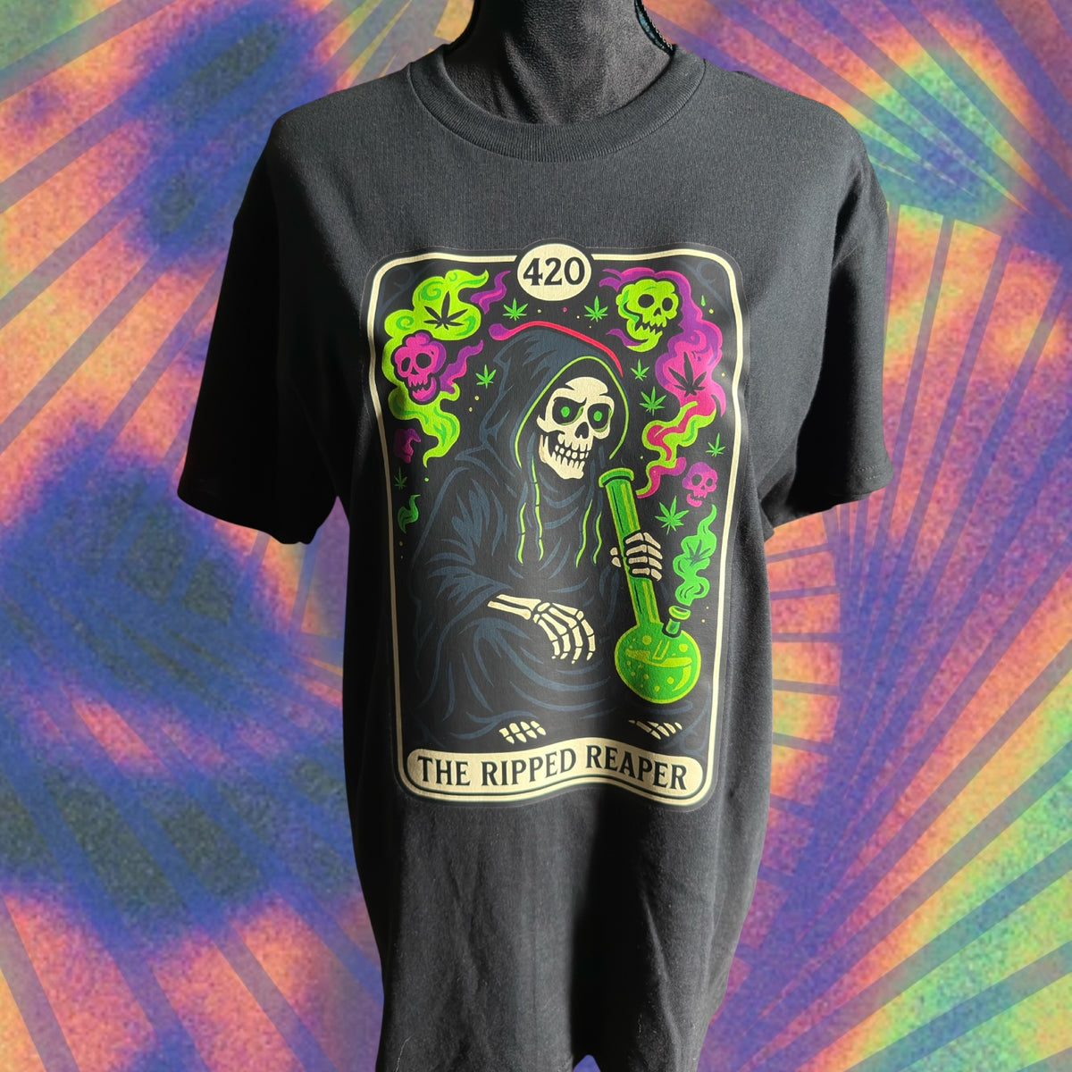 the ripped reaper graphic t-shirt
