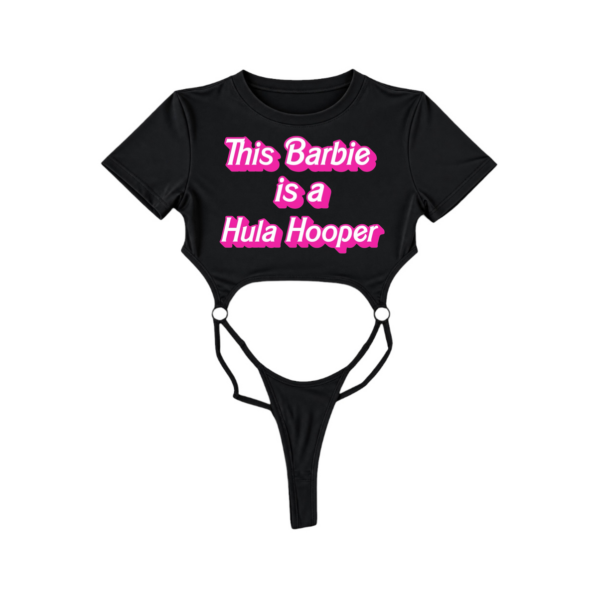 this barbie is a hula hooper bodysuits