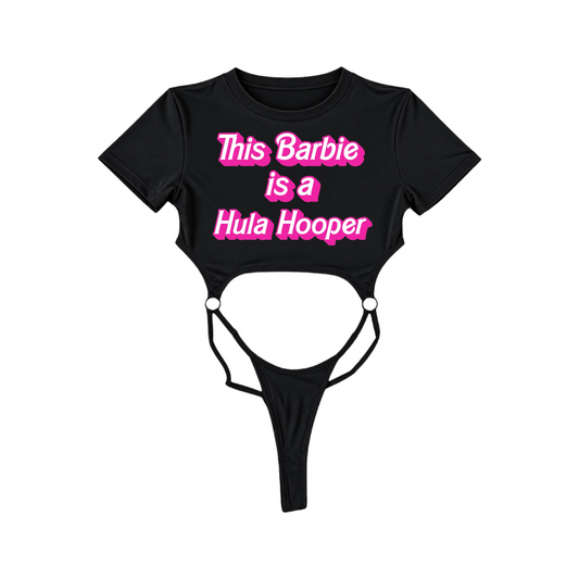 this barbie is a hula hooper bodysuits