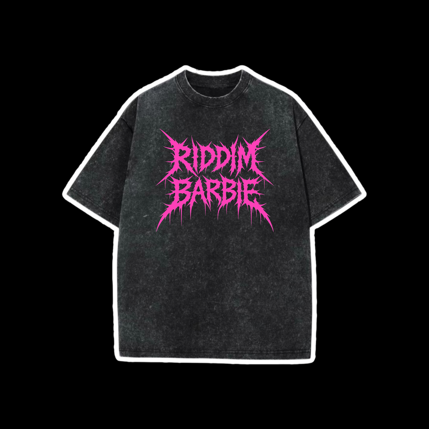 riddim barbie acidwash tees