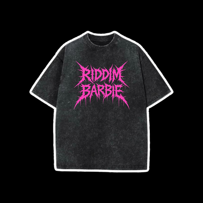 riddim barbie acidwash tees