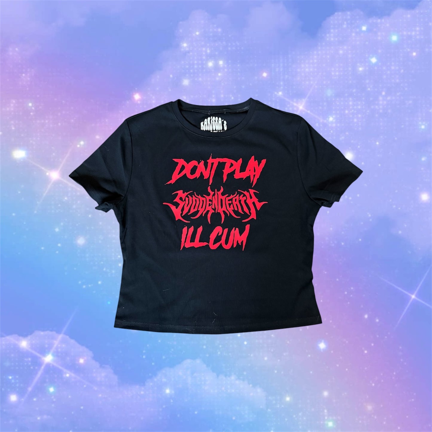 don’t play svdden death i’ll cum croptop