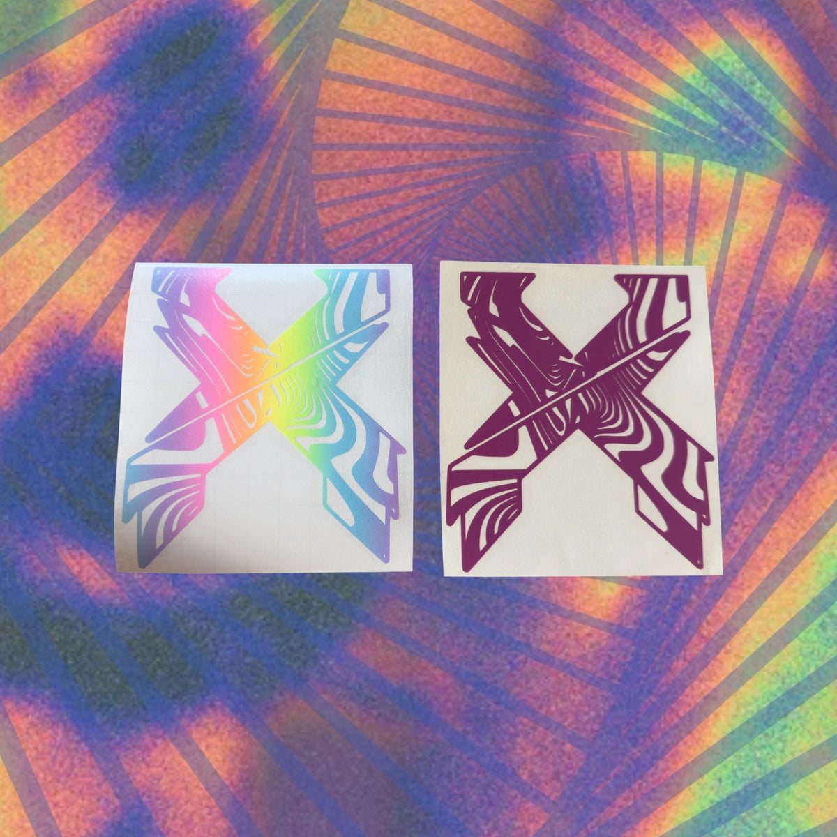 trippy excision car decals