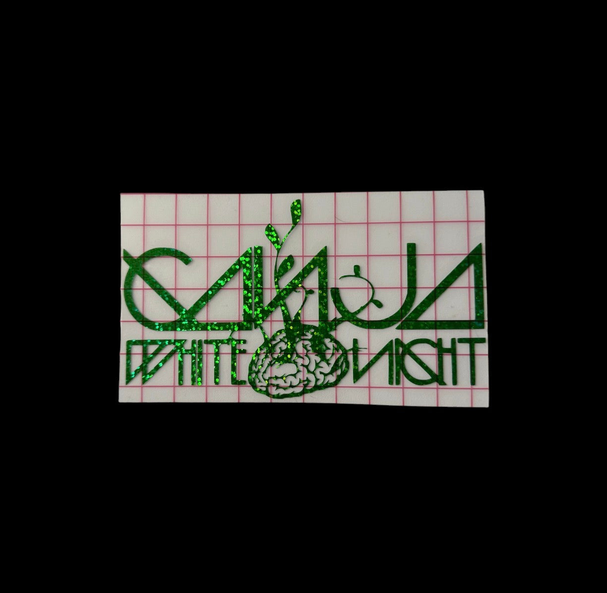 ganja white night car decals