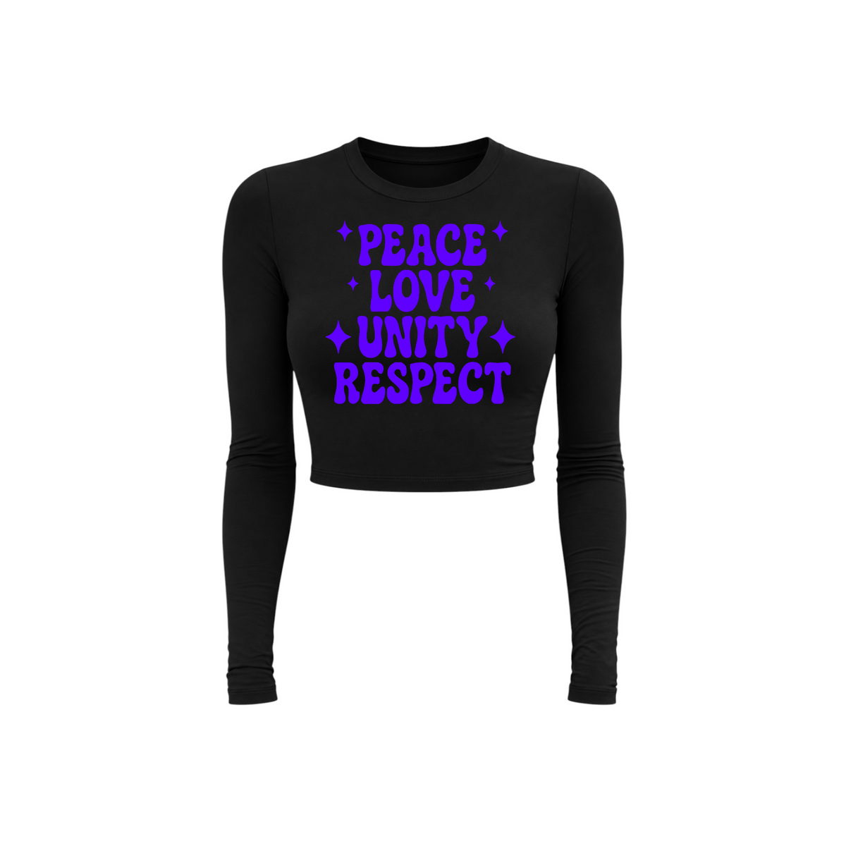 PLUR long sleeve croptops