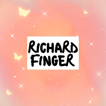 richard finger car decals
